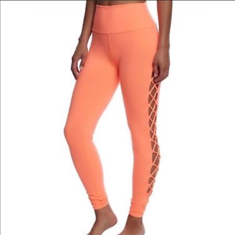 Orange Alo leggings